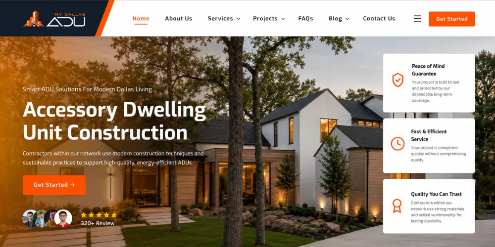 Custom website design with premium branding and personalized business layout
