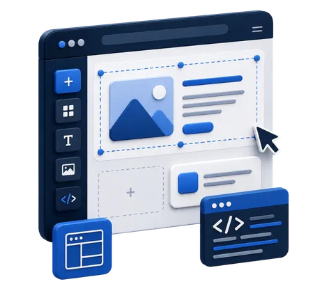 Custom website design and development