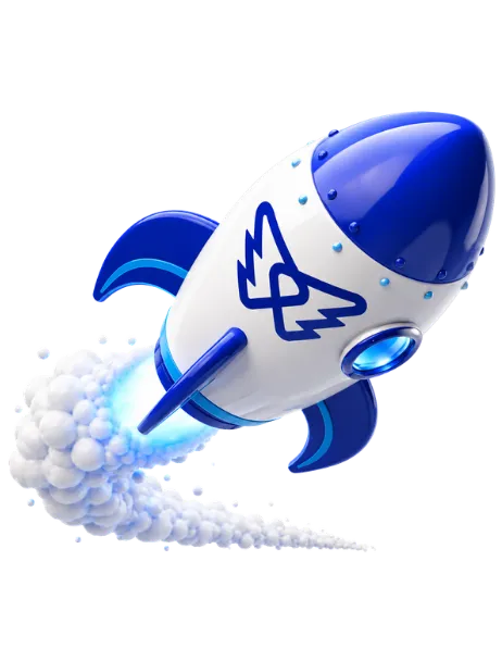 DelosWeb rocket decoration for home service website consultation form